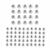JM Essential 925 Sterling Silver Spacer Beads Approx 2mm (50pcs) & 5mm (20pcs)