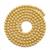 500cts Golden Coated Haematite Plain Rounds Approx 6mm, 1m Strand