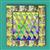 Hoffman Whimsical Tumbling Blocks Lime Quilt Kit 185 x 198 cm        