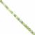230cts Prehnite Faceted Lantern Beads Approx 9mm, 38cm Strand