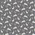 Wildwood Rabbits Grey Fabric 0.5m