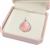 925 Sterling Silver Conch Filigree Pendant & Pale Pink Pendant Box