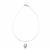 12-14mm Round White Nucleated Pearl With 2mm Hole With Sterling Silver Chain 18 inches