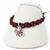 Ladybird; Chestnut Close Ladybird pendant, 925 0.6 Fine box chain & Red Bicones