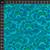 Kaffe Fassett Collective Tonal Floral Turquoise Fabric 0.5m