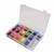 Plastic box with Embroidery Floss Box, 96 colours, Plastic Letter Beads 3pcs per letter