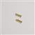 Gold Plated Base Metal Approx 18mm Beadable Column Bead (2pcs)
