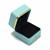 Mint Leatherette Necklace Box Approx 7.5x6cm