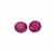 0.65cts Kenyan Ruby 4.5x4.5mm Round Pack of 2 (H)