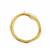 Gold Coloured Base Metal Wire, Approx 0.25mm, 10m