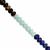 60cts Multi Gemstone Plain Rondelles, Approx 6x2-7x5mm, 20cm Strand