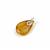 Baltic Butterscotch Amber Pendant with Sterling Silver Eyelet, Approx. 28x15mm