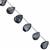 48cts Pietersite Top Side Drill Smooth Pear Approx 11x7 to 17x12mm, 16cm Strand With Spacers