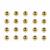 JM Essential Gold Plated 925 Sterling Silver Spacer Beads,  Approx 3mm, 20pcs