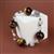 Tiger Rounds - Tiger Eye Smooth Rounds 16mm 5pcs & Sterling Silver Wire & Spacer Beads