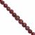 53cts Malagasy Ruby Smooth Round Approx 4 to 7mm 17cm Strand With Hematite and Plastic Spacers 