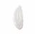 15cts Type A White Jadeite Carved Feather, Approx. 12x30mm, 1pc