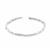 925 Sterling Silver Morse Code Spacer Bead Strand, Approx 15cm
