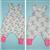 Little Miss Get Stitching Reversible Romper Bundle (pattern half price)- Hearts on light blue and Carousels on light blue