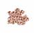 JM Essential Rose Gold Plated 925 Sterling Silver Crimp Covers Approx 3x2mm (30pcs) 
