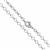 18inch Silver Plated Base Metal Fancy Link Chain
