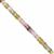 32cts Multi-Colour Sapphire Faceted Rondelle Approx 2.5x1 to 4x1mm, 21cm Strand