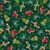 Jean Ruth Happiness Is Homemade Tossed Ornaments Green Fabric 0.5m
