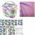 Handmade by Hayley Grab & Go Bag Panel & 0.5m Amethyst Fabric - Rainbow Cloud Design