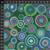 Kaffe Fassett Collective Mosaic Circles Green Fabric 0.5m