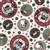 Lynette Anderson Hollyberry Christmas Happy Holiday Cream Fabric 0.5m 