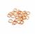 JM Essential 925 Rose Gold Plated Sterling Silver Open Jump Rings ID Approx 7mm ID (Approx 30pcs)