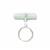 925 Sterling Silver Toggle Clasp with Green Angelite Bar 
