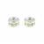 925 Sterling Silver Peridot Spacer Beads Approx 3x6mm, 2pcs