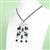  925 Sterling Silver White Topaz Pendant Frame, Malachite Gemstone Link & Black Onyx Project With Downloadable Instructions By Debbie Kershaw