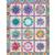 Kaffe Fassett Flowers And Sunshine Blue Quilt Kit 157 x 201cm