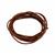 Burnt Orange Leather Round Cord, approx. 1.8mm; 2m long