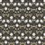 Lewis & Irene Honey Bee Clover On Charcoal Fabric 0.5m