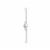 925 Sterling Silver Cable Chain with White Freshwater Pearl, Approx 6 x 4mm
