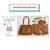 Sew Lisa Lams Saffron Shoulder Bag Kit; PU, Hardware & Instructions - Conker