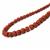 50cts Red Jasper Faceted Rondelles Approx 3-5mm, 33cm Strand