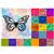 Delphine Brooks Stained Glass Butterfly Applique Fabric Panel (140 x 102cm)