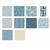 Makower Foxwood Blue Fabric Bundle: Panel 60cm & Fabric (4.5m) 0.5m Free. Save £6.99