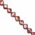 Burgundy Dyed Diamond Freshwater Cultured Pearls Approx 10mm, 38cm Strand