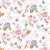 Riley Blake Heartsong Floral Blooms White Fabric 0.5m