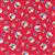 Moda Love Lily Flora Floral Clusters Bouquet Cherry Fabric 0.5m
