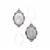 Silver coloured Oval Pendant Approx 48x30mm, Photo Size 30x20mm, 2pk