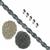 925 Sterling Silver, Grey Selenite Rice Bead Project With Downloadable Instructions By Mark Smith