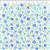 Jason Yenter Garden Of Dreams II Collection Flower Field Blue Fabric 0.5m