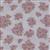 Country Roads Pink Blossoms on White Fabric 0.5m