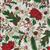 T'Is The Season Christmas Florals on White Fabric 0.5m